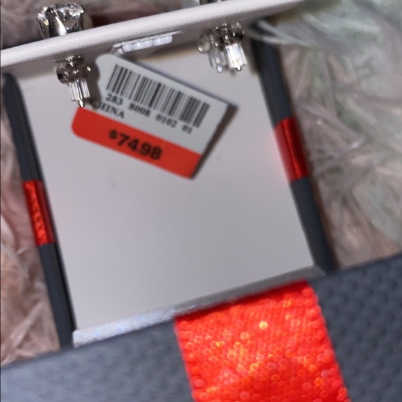 Lab Created White Sapphire and Cultured Freshwater Pearl Earring Set - Picture 3 of 6